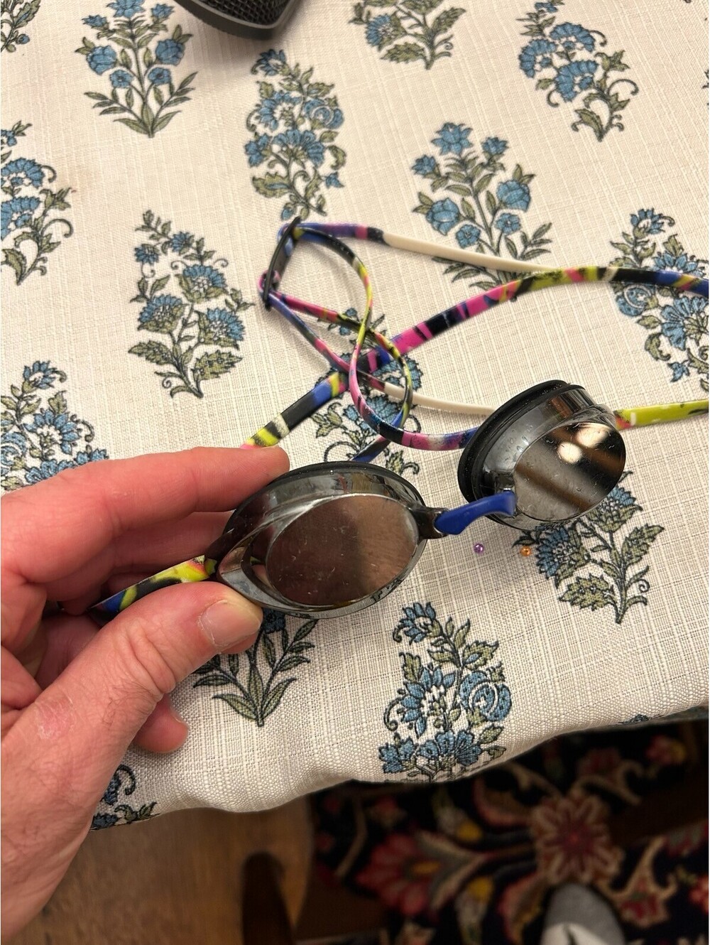 Speedo Kids Youth Swim Goggles Smoke Lens Multicolor Adjustable Strap
